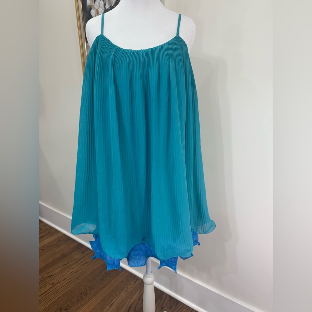 MILLY |  Bianca Ruffle Hem Mini Dress